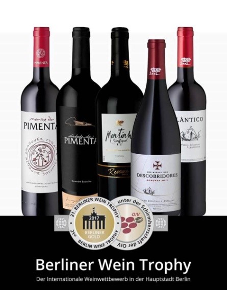 Vinhos portugueses distinguidos com Ouro em&nbsp;Berlim