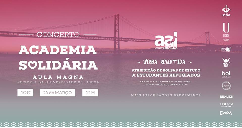 Associação Académica de Lisboa organiza Concerto Academia&nbsp;Solidária