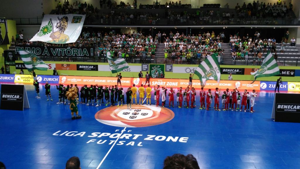 Sporting em vantagem na final de futsal