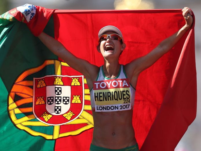 Inês Henriques arrecada o ouro e bate recorde&nbsp;mundial