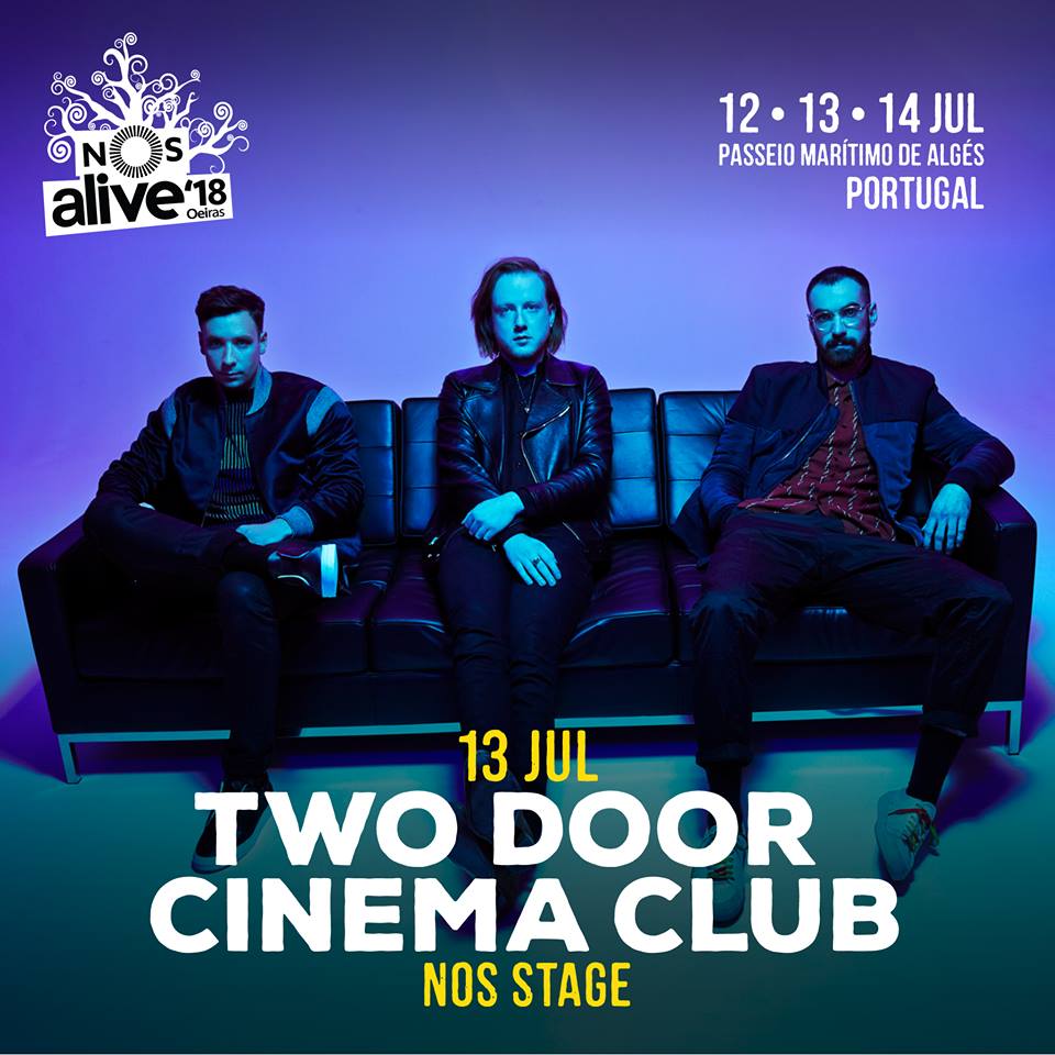 Two Door Cinema Club confirmados no NOS Alive&nbsp;2018