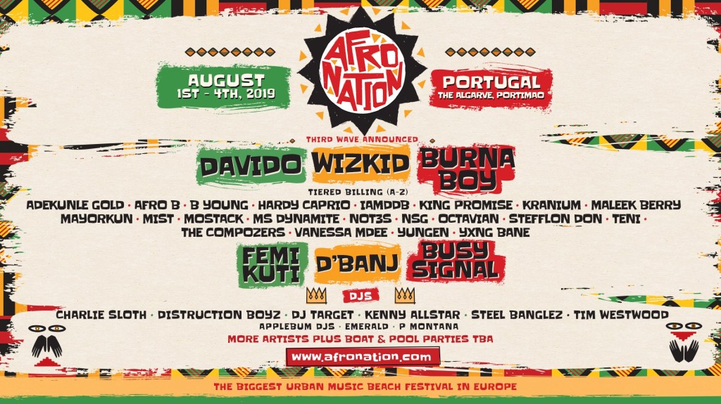 Praia, sol e muita música no Afro&nbsp;Nation