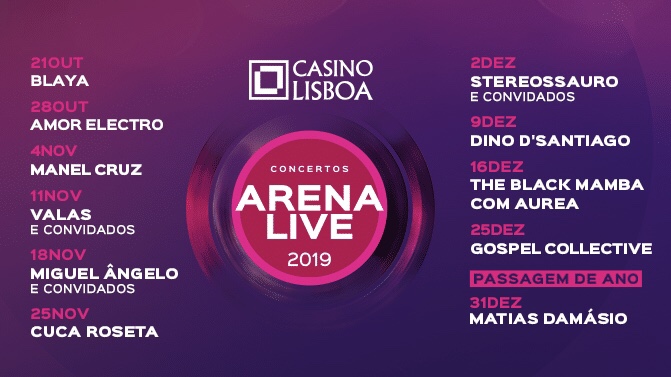Arena Live: 11 artistas e muita diversidade&nbsp;musical