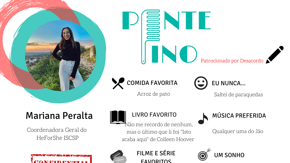 Pente Fino: Mariana Peralta é Coordenadora Geral da HeForShe&nbsp;ISCSP