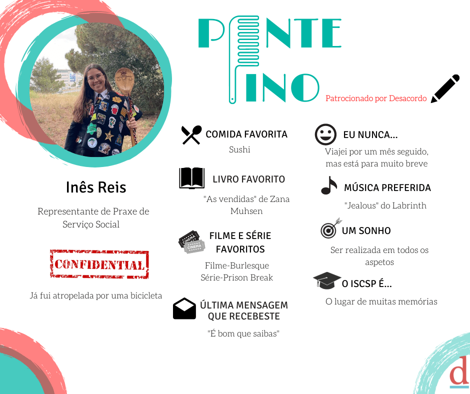 Pente Fino: Inês Reis é Representante da Praxe de&nbsp;SS