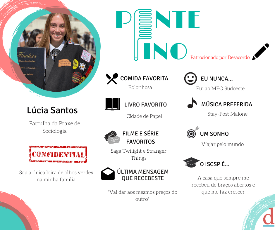 Pente Fino: Lúcia Santos é Patrulha da praxe de&nbsp;Sociologia
