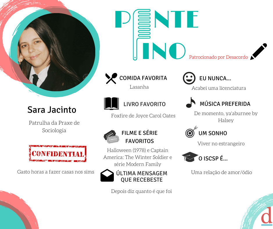 Pente Fino: Sara Jacinto é Patrulha da Praxe de&nbsp;Sociologia